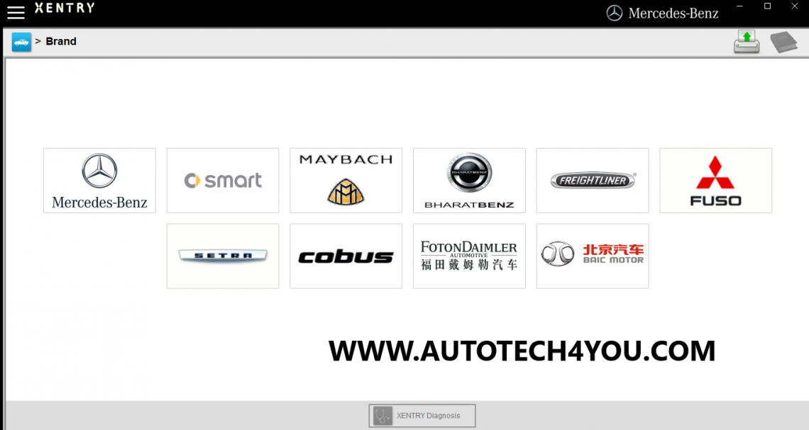 AUTOTECH4YOU Mercedes Das Xentry Diagnostic Software 03.2019