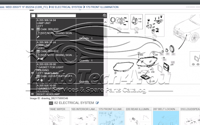 AUTOTECH4YOU Mercedes EPC Online 2024 Electronic Parts Catalog