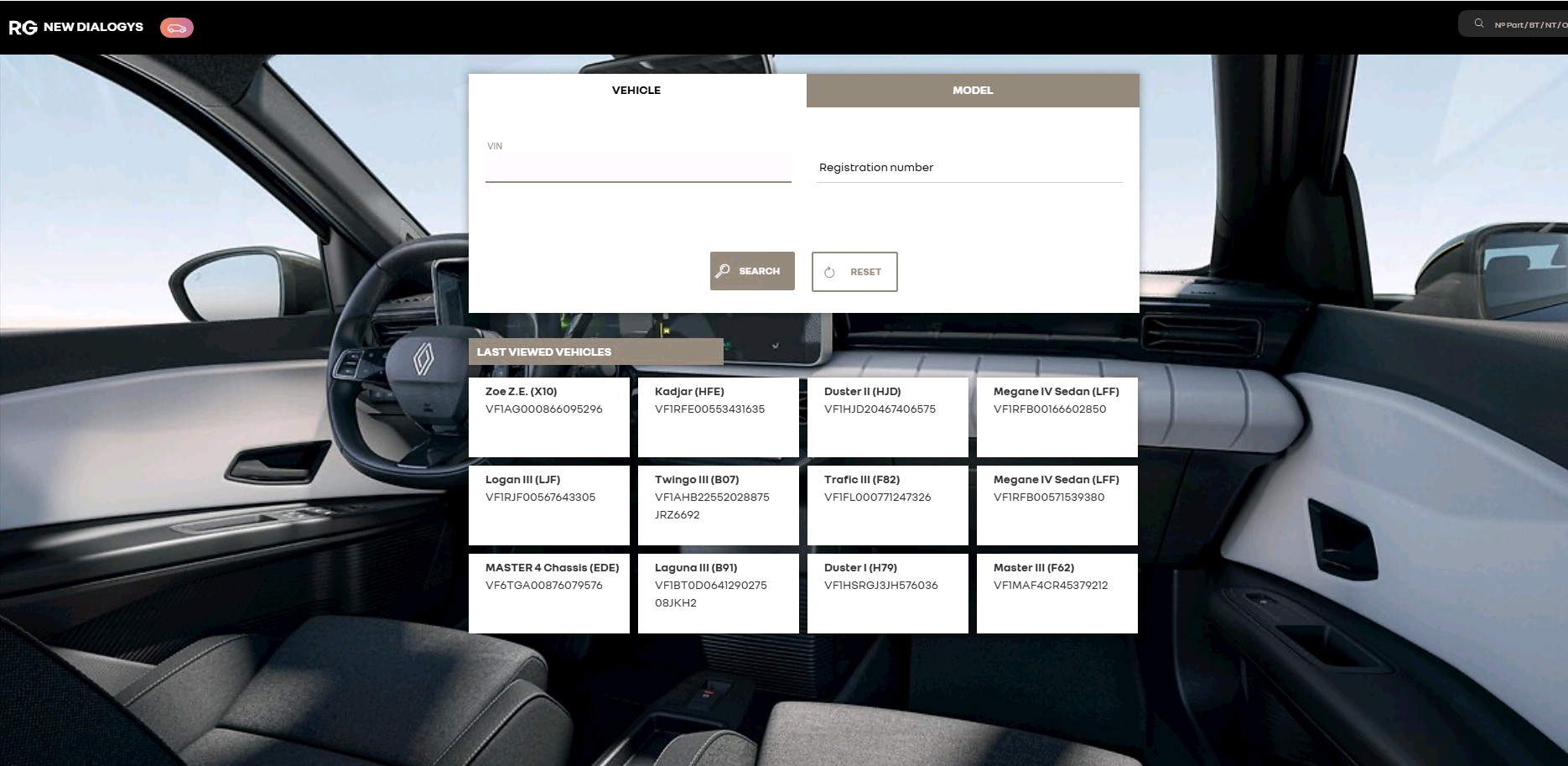 Renault & Dacia Dialogys EPC Online Parts Catalog 2027