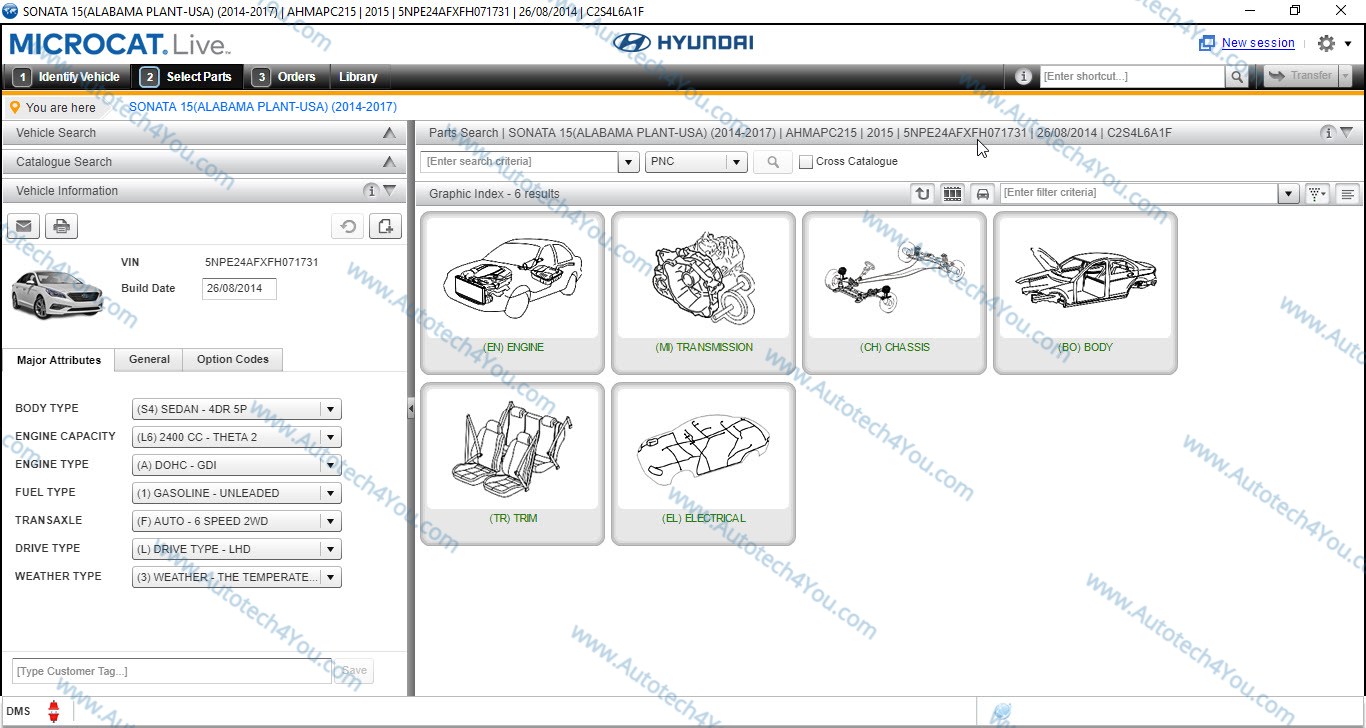 Hyundai cars parts books 