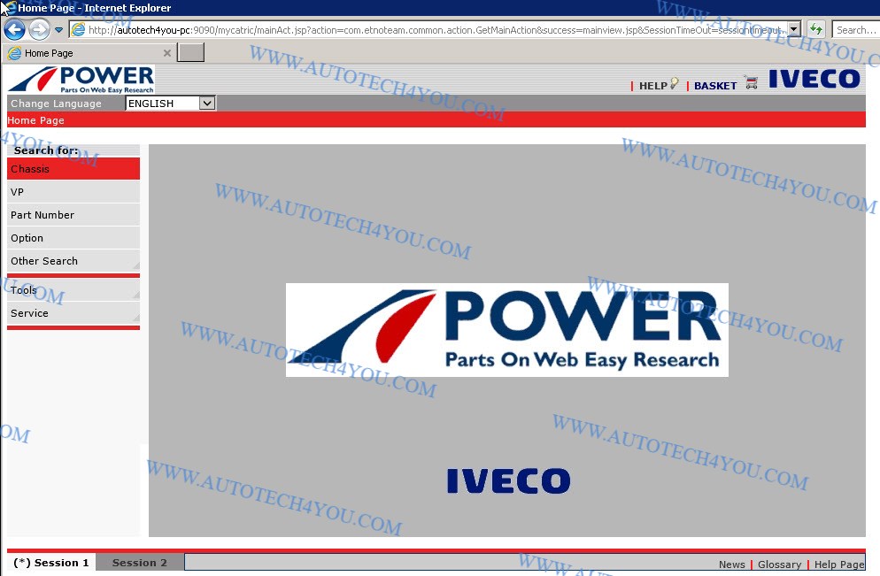 Iveco power EPC