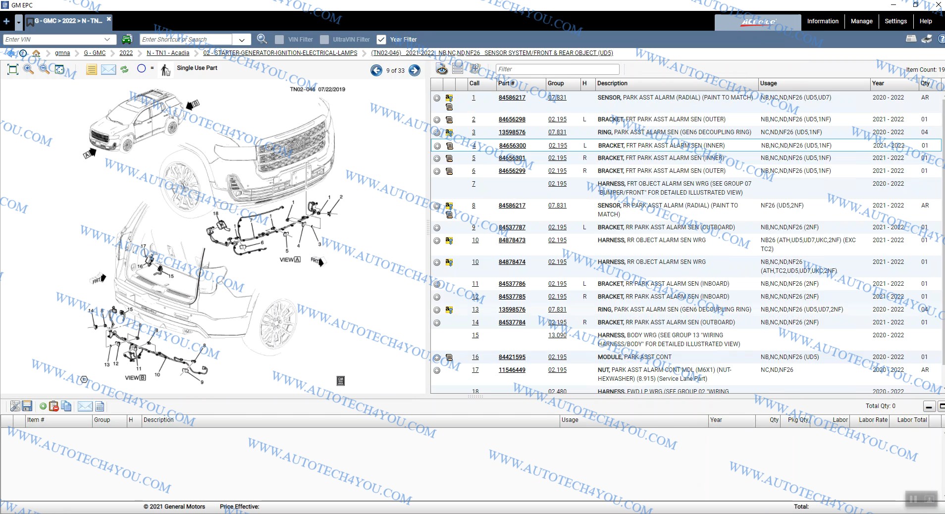 GMNA electronic catalog 