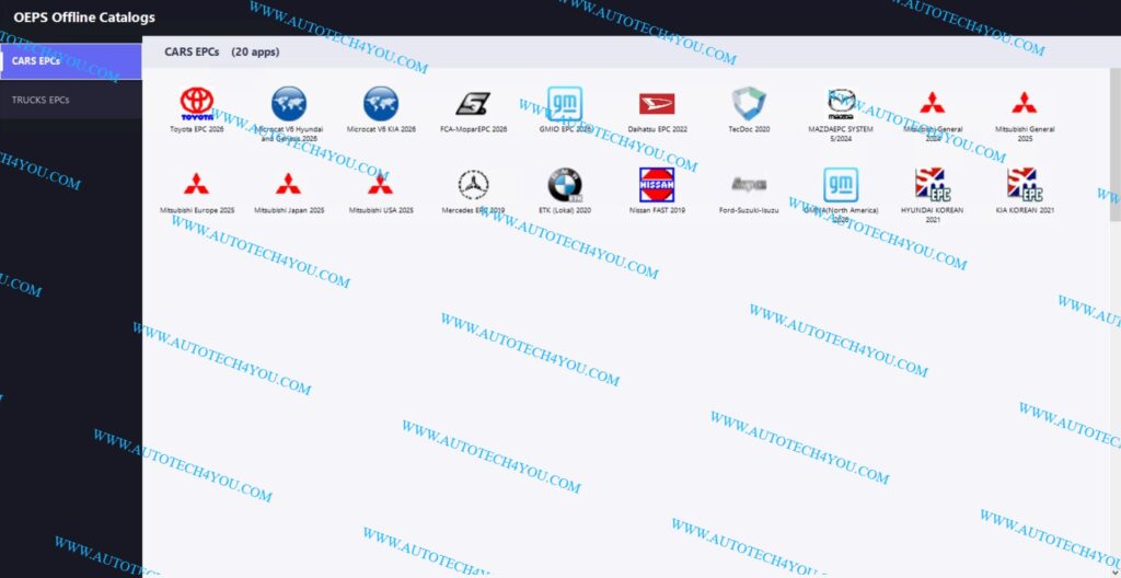 AUTOTECH4YOU Automotive & Truck Parts Catalogs | OEPS EPC OFFLINE